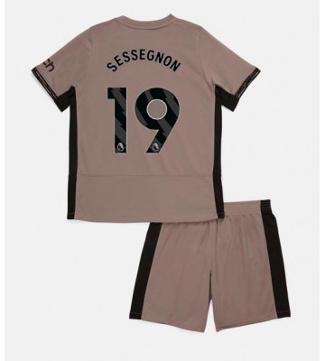 Tottenham Hotspur Ryan Sessegnon #19 Replika Babytøj Tredje sæt Børn 2023-24 Kortærmet (+ Korte bukser)
